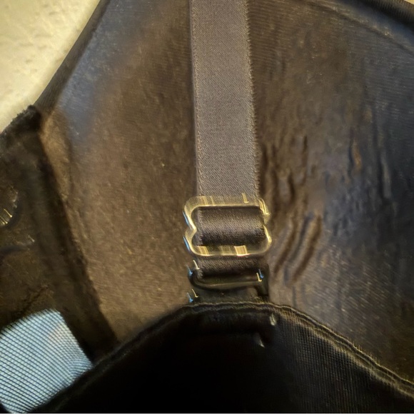 Cleo, Women’s Black Sheer Corset Adjustable Strap & Back Bustier Top, Size L - Picture 6 of 9